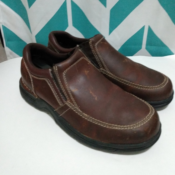 Dockers Shoes | Men's Dockers Brown Leather Loafers Size 10 | Color: Black/Brown | Size: 10 | Dennispaul69's Closet
